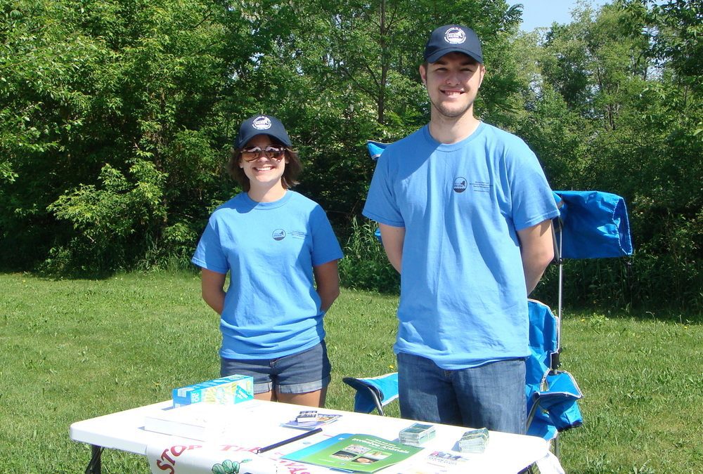 WNY PRISM Boat Stewards – Parker Everhart and Morgan Beatey. Photo Credit: WNY PRISM.